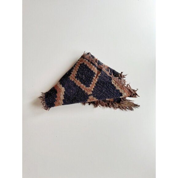 Aritzia Accessories - Aritzia WILFRED Diamond Mosaic Peniche Merino Wool Triangle Scarf (W1)